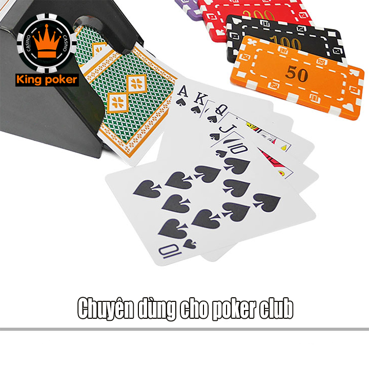 Bài poker Taiwan 100% plastic cao cấp nhập khẩu chuẩn Casino