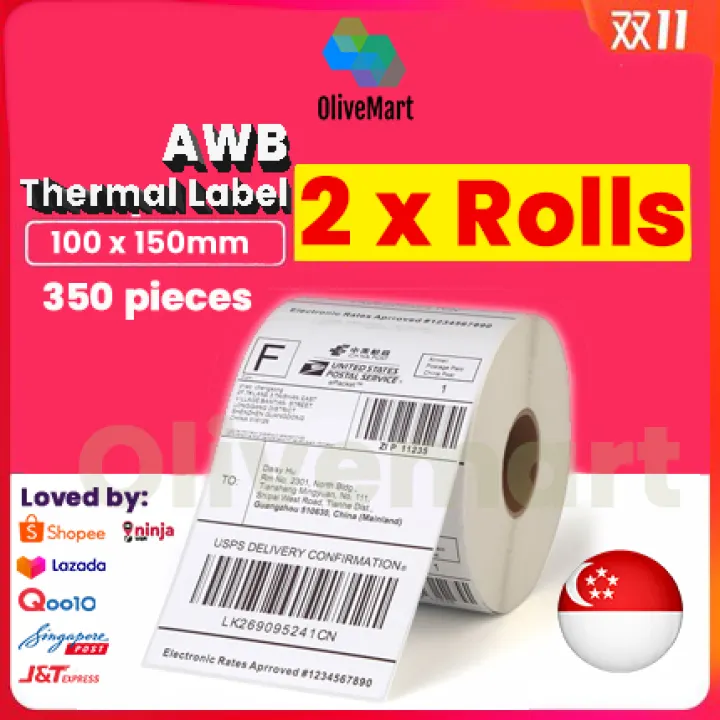 thermal label stickers