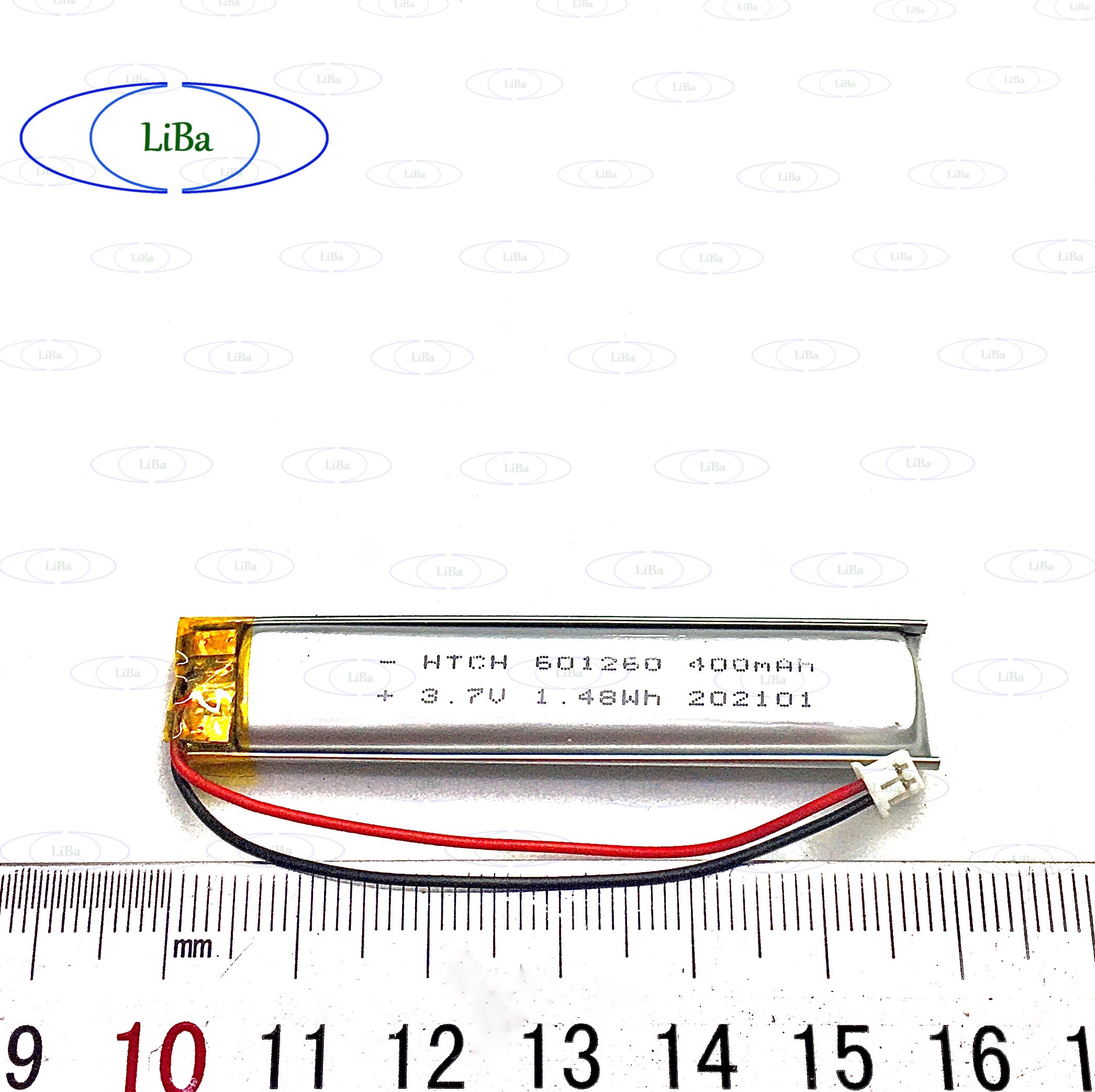 [HCM]Pin đồng hồ thông minh 3.7V 400 mAh 6 x 12 x 60 mm- LiBa