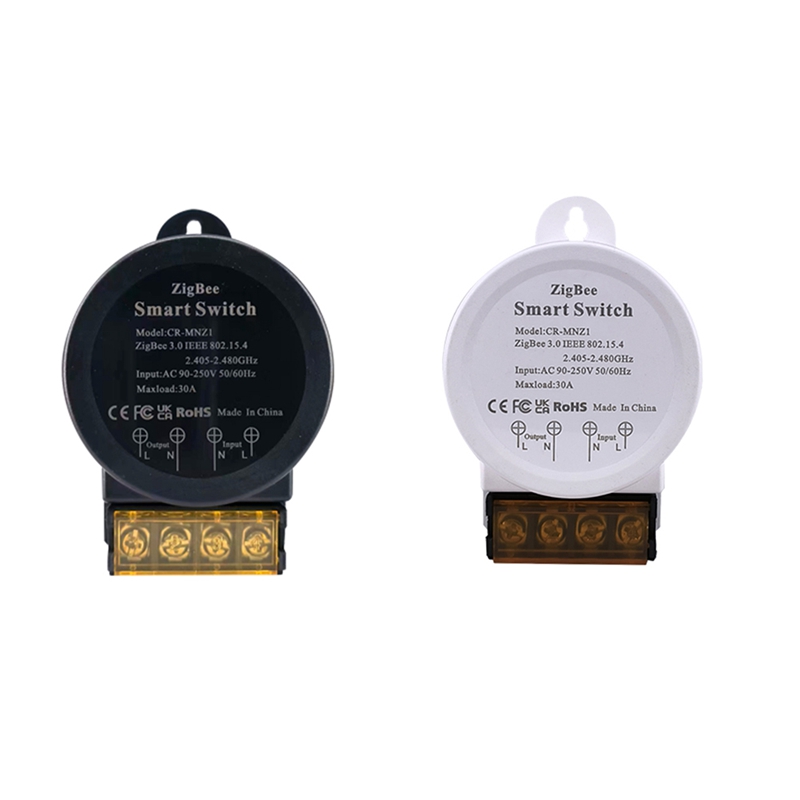 -power monitor zigbee switch 30a high power ac90-250v tuya smart life app alexa google assistant voice control
