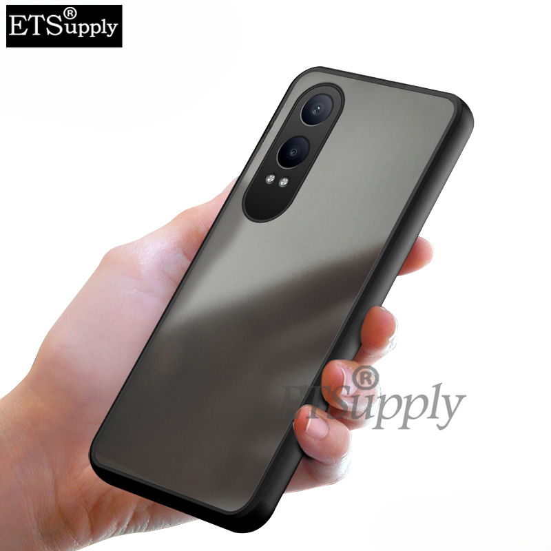 Phone case OnePlus Nord CE 4 Lite Shockproof Scrub Matte Transparent Soft edge Silicone Frame Hard Clear Back Cover OnePlus Nord CE 4lite Case.
