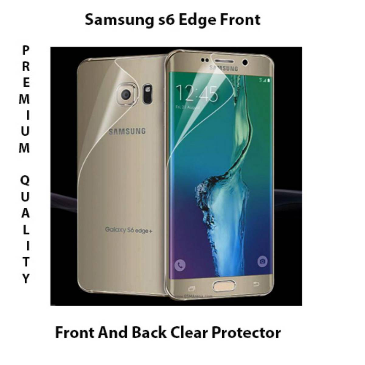 Samsung S6 Edge Front and Back Jelly Jell Protector for Samsung S6 edge