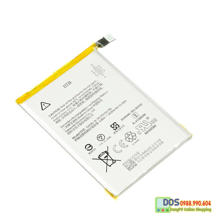 Pin google pixel 3xl chính hãng 3430mah, thay pin điện thoại google pixel 3 xl chất lượng