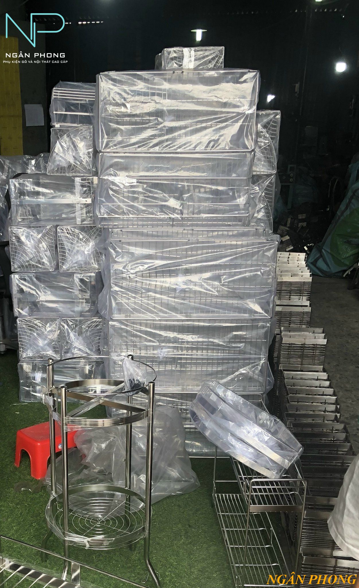 RỔ ĐŨA ĐÔI CAO CẤP INOX 304