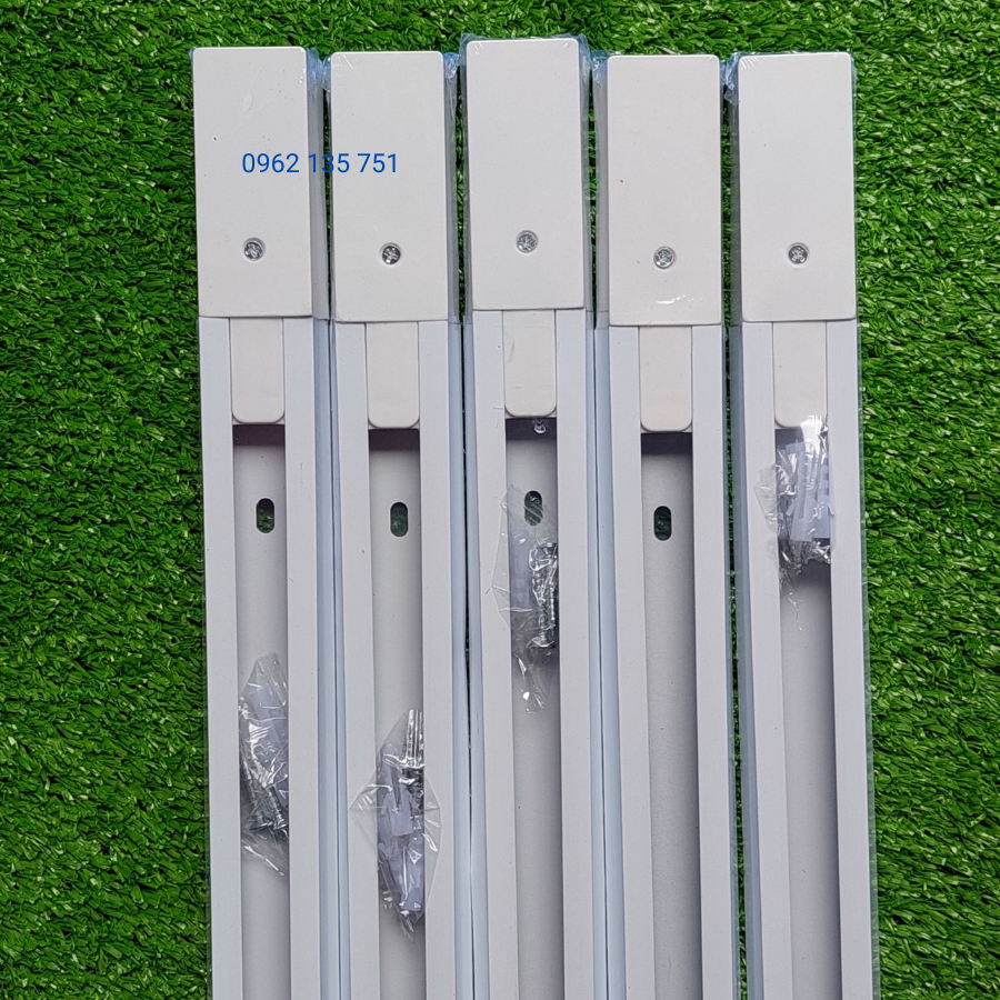 Thanh ray đèn rọi 1m và 1m5 cao cấp màu Trắng - Đen