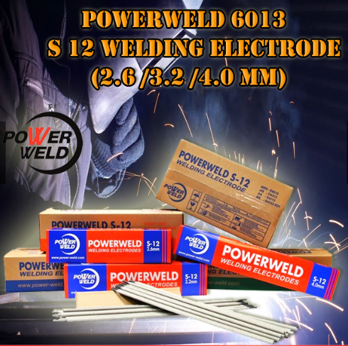 Powerweld 6013 S-12 (1 PACKAGE) 5KG Welding Electrode Welding Rod 2.6mm ...