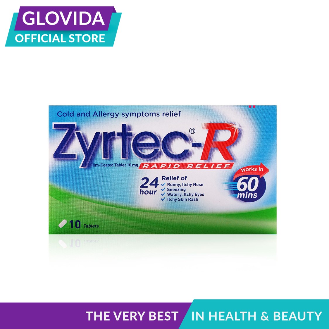 ZyrtecR Tablets 10mg 10's, Exp Aug27 Lazada Singapore