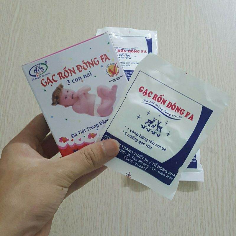 Set 3 gạc rốn Đông Fa