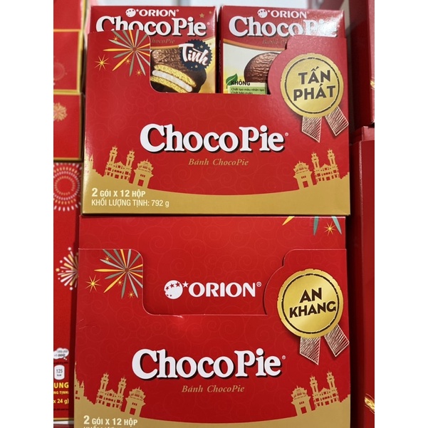 Bánh Chocopie Hộp 2Chiếc lốc 12 Hộp