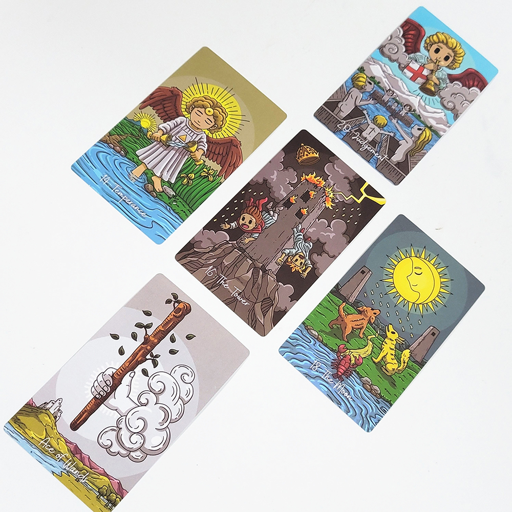 [Size Gốc] Bộ Bài Smithtiny Tarot 78 Lá Bài Tặng Đá Thanh Tẩy