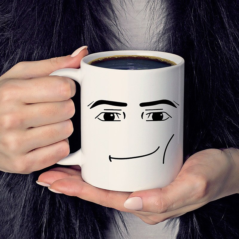 Man Face Ceramic Mugs Coffee Cups Milk Tea Mug Man Face Man Man