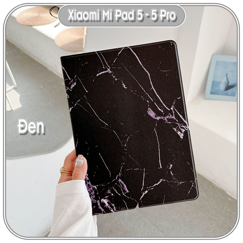 Bao da cho xiaomi mi pad 5 - 5 pro, hoa văn đá hoa cương
