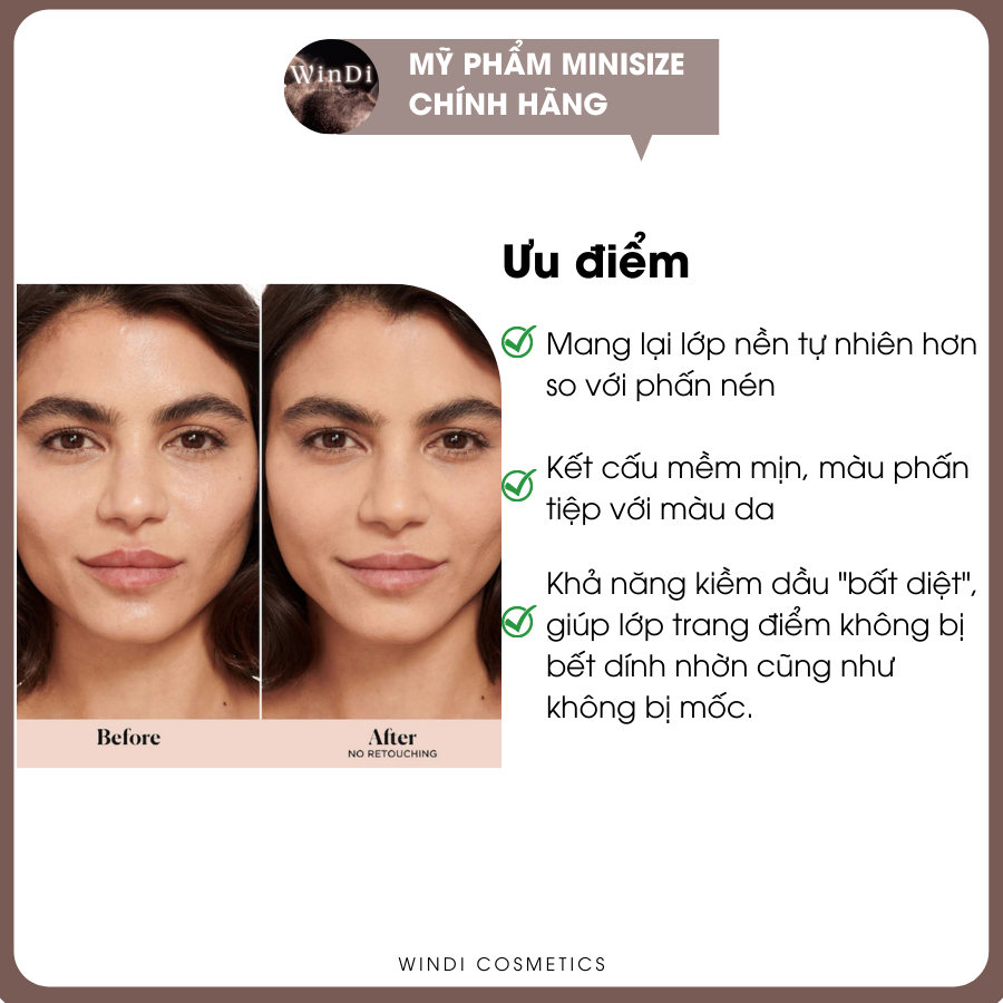 Phấn phủ dạng bột Laura Mercier mini 3.5g