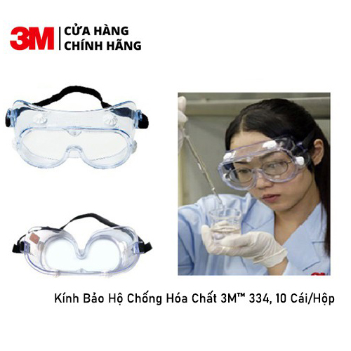 Kính Bảo Hộ Chống Hóa Chất 3M™ 334