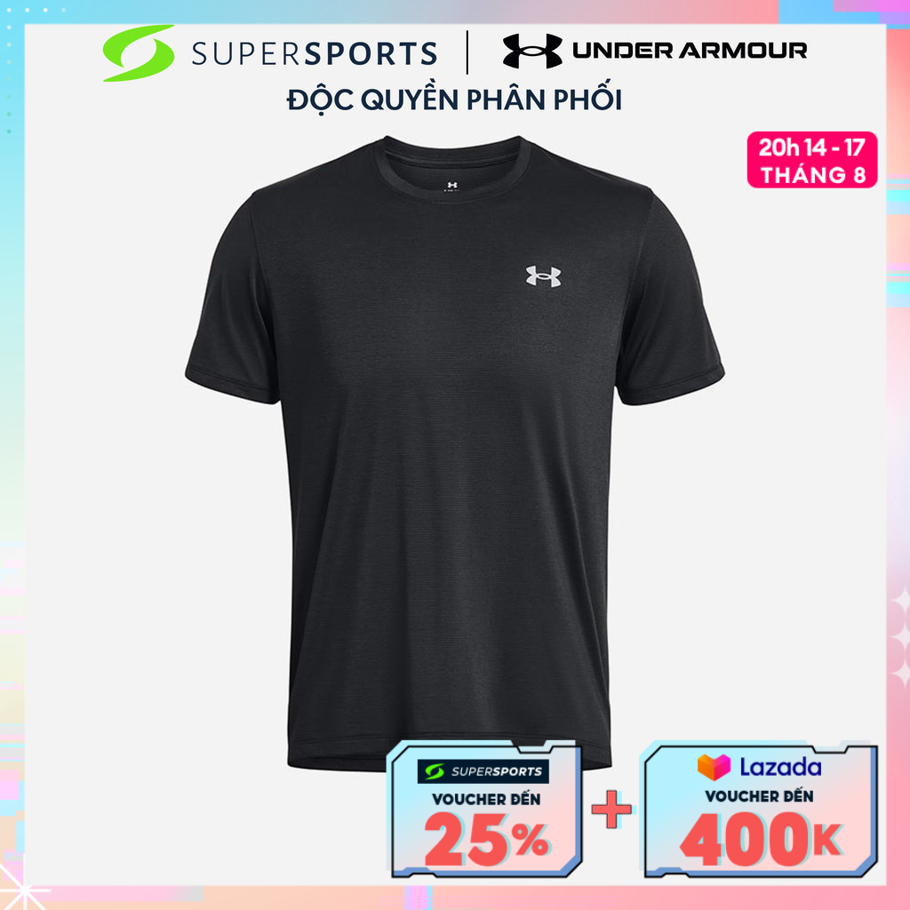 Under armour áo thun nam streaker 1382582-001