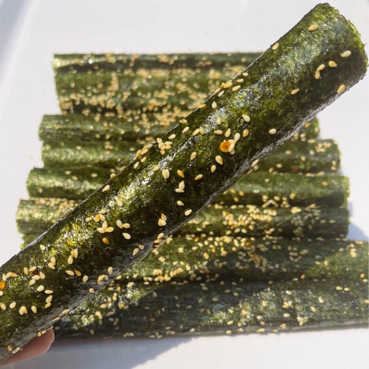 250g Rong Biển Miếng Cuộn Mè Siêu Ngon-đồ ăn vặt-rong biển