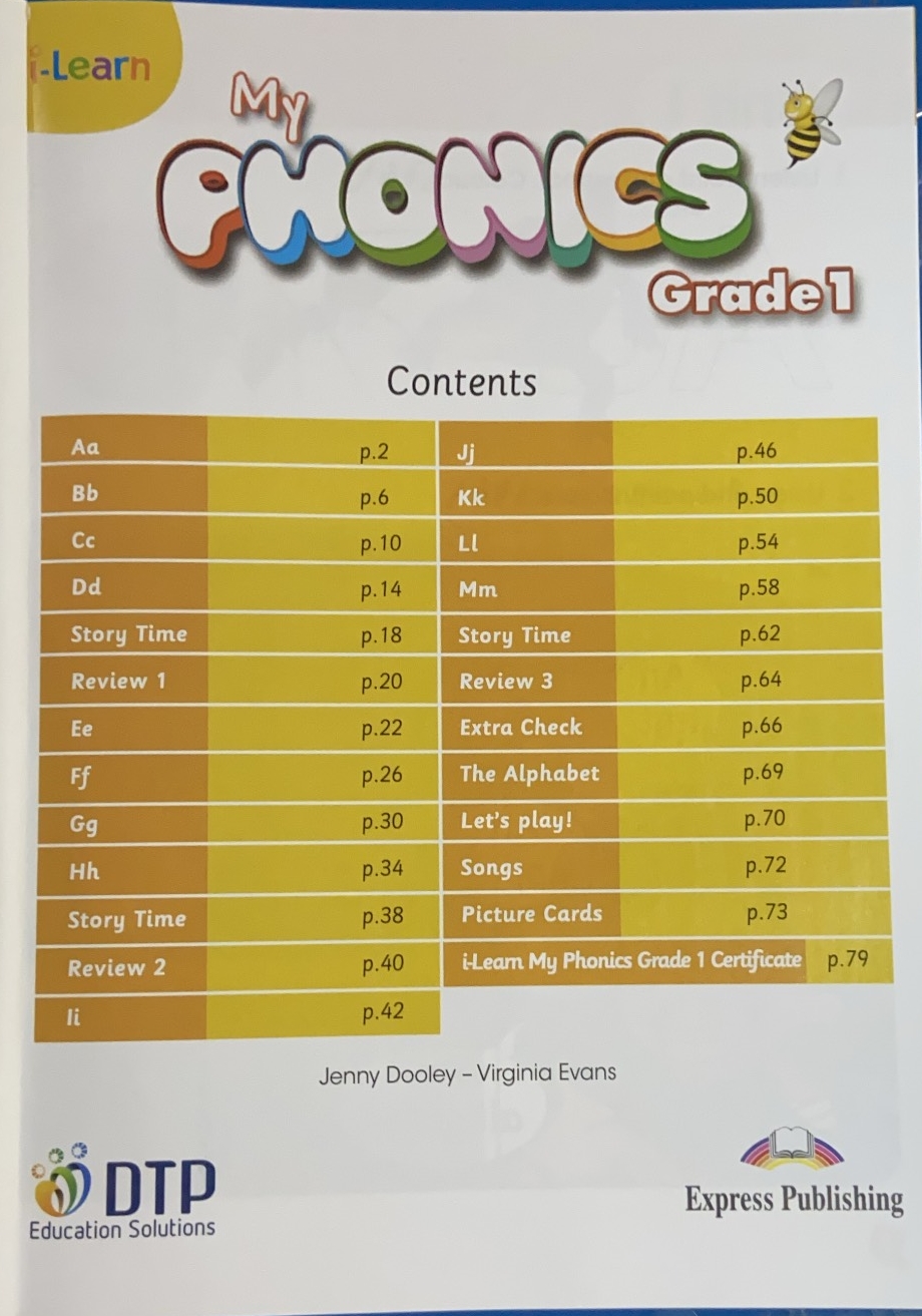 Sách - dtpbooks - i-Learn My Phonics Grade 1 Pupil's book