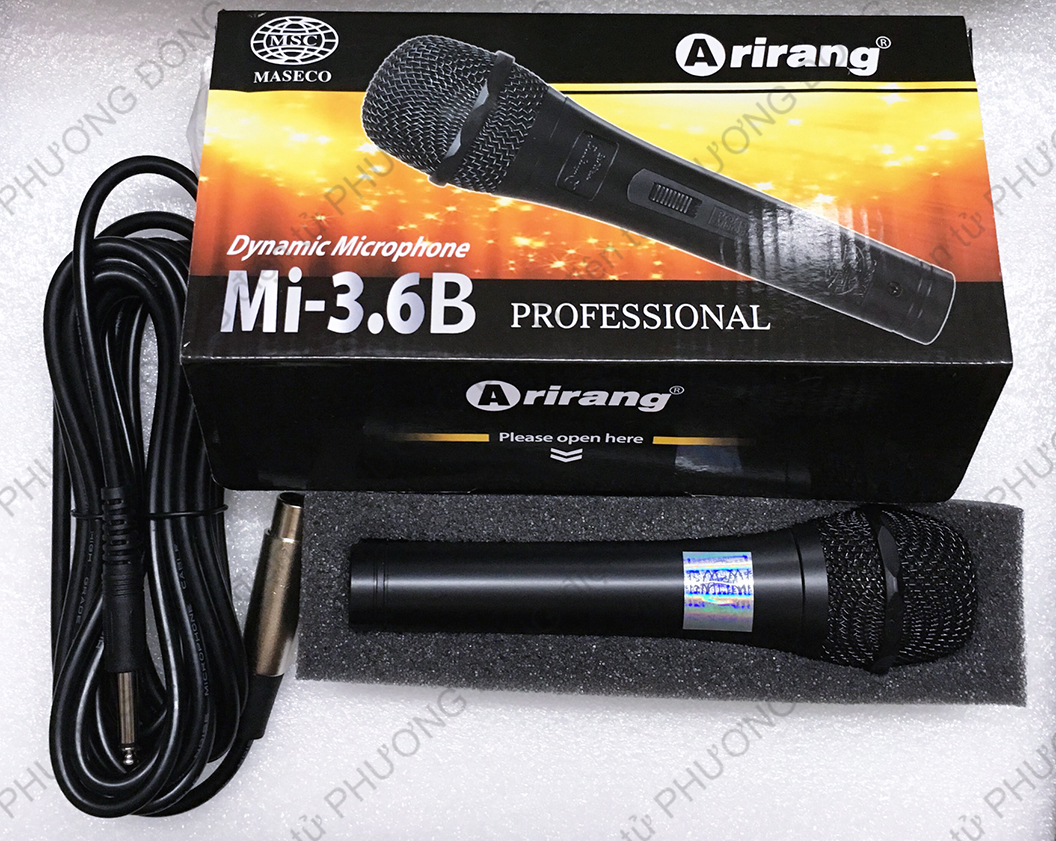 Micro Arirang Mi-3.6B - Mi-3.6A có dây Karaoke siêu bền