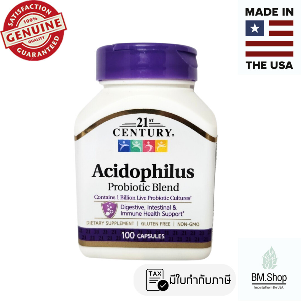 21st Century, Acidophilus Probiotic Blend Lazada.co.th