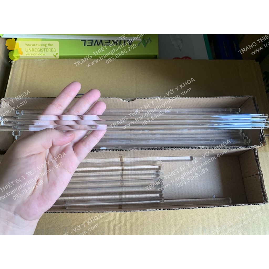 Đũa thủy tinh 20cm 30cm