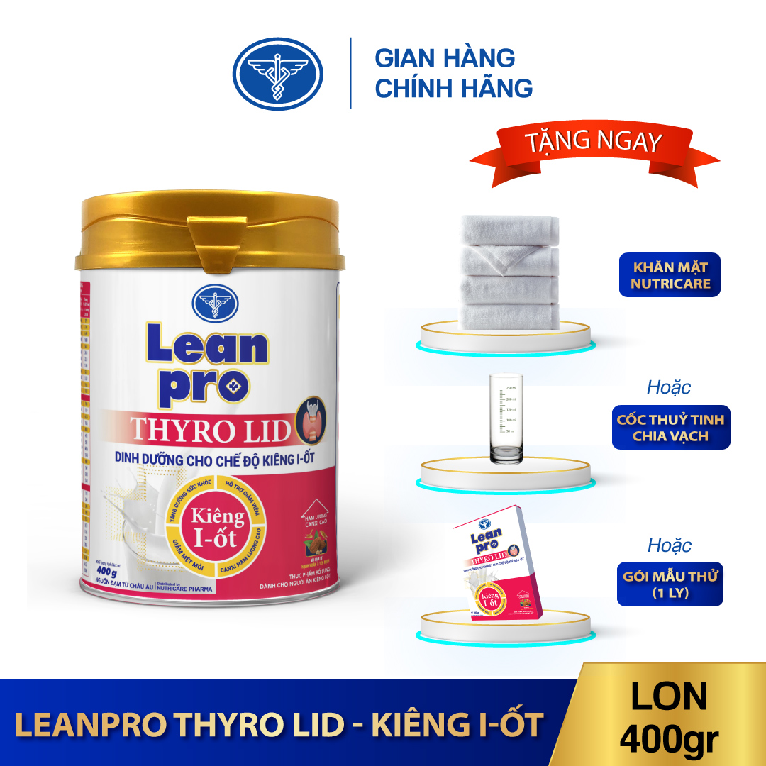 01 lon Leanpro Thyro Lid 400g - Cho người trong chế độ ăn kiêng i ốt