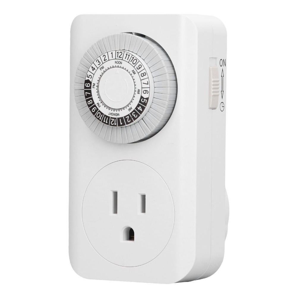 Durable Plastic Timer Socket US 125V Timing Power Controller ...