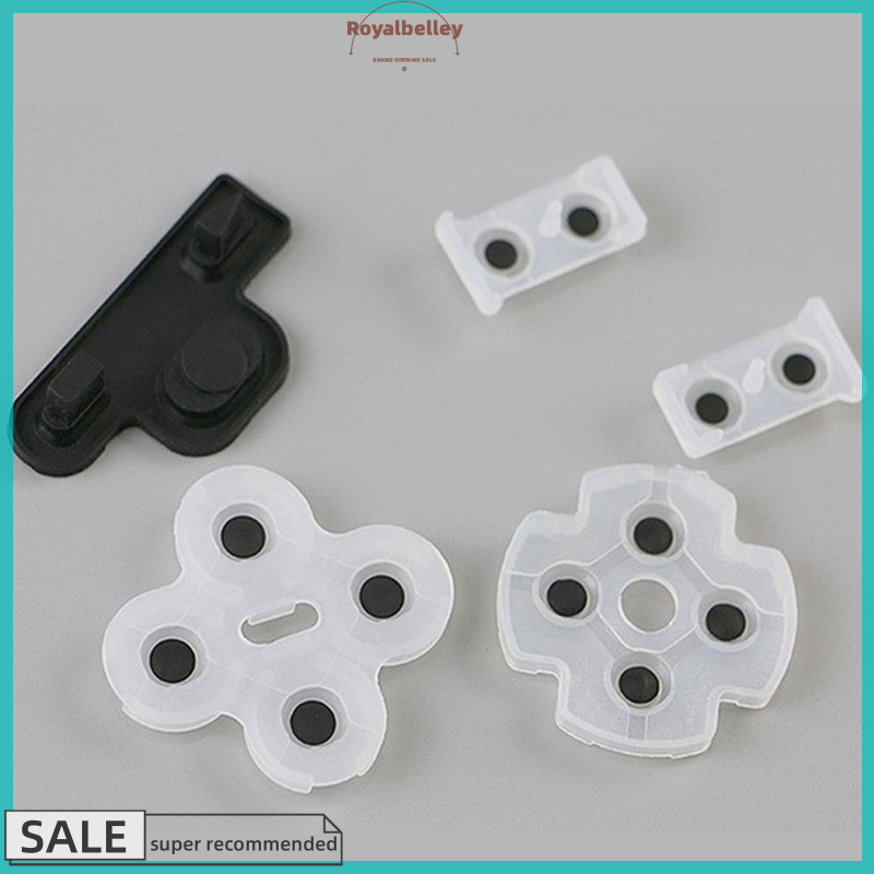 【ROYALBELLEY】 5pcs/lot Conductive rubber pad button contacts gasket kit for PS3 controller