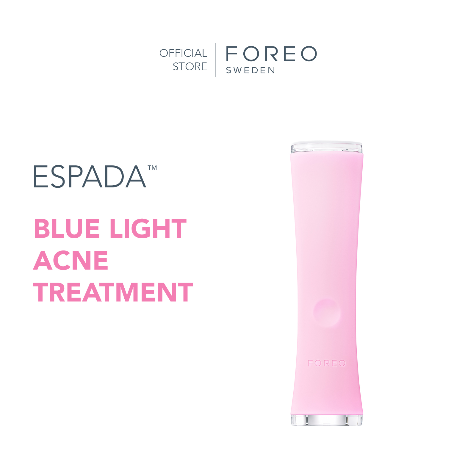 FOREO ESPADA Blue Light Acne Treatment, Clearing Blemishes, Pimples & Bacteria in Pores, Fast