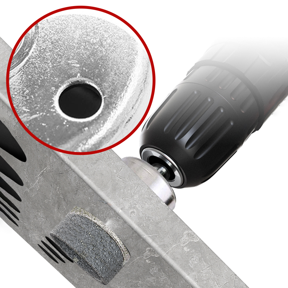 DIPPRUN Diamond Hole Saw Drill Bits Set Kit for Ceramic Premium Glass Drill Bit for Bottles Pots Marble Granite Tile Cutting 6-32mm