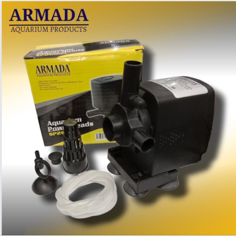 Pompa kolam aquarium Hidroponik ARMADA SP 2600A Submersible pump