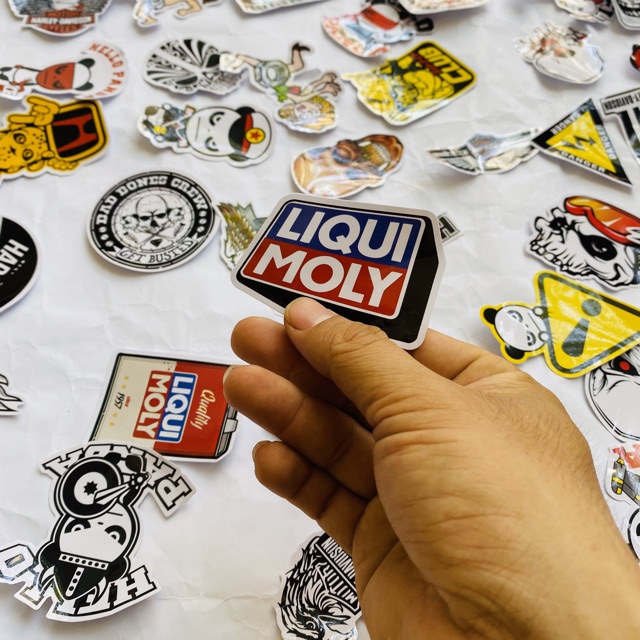 [ Tân Thịnh ] [ Mẫu T8 40 Tem ] TEM LOGO NHỎ DÁN TẤT CẢ VỊ TRÍ XE MÁY