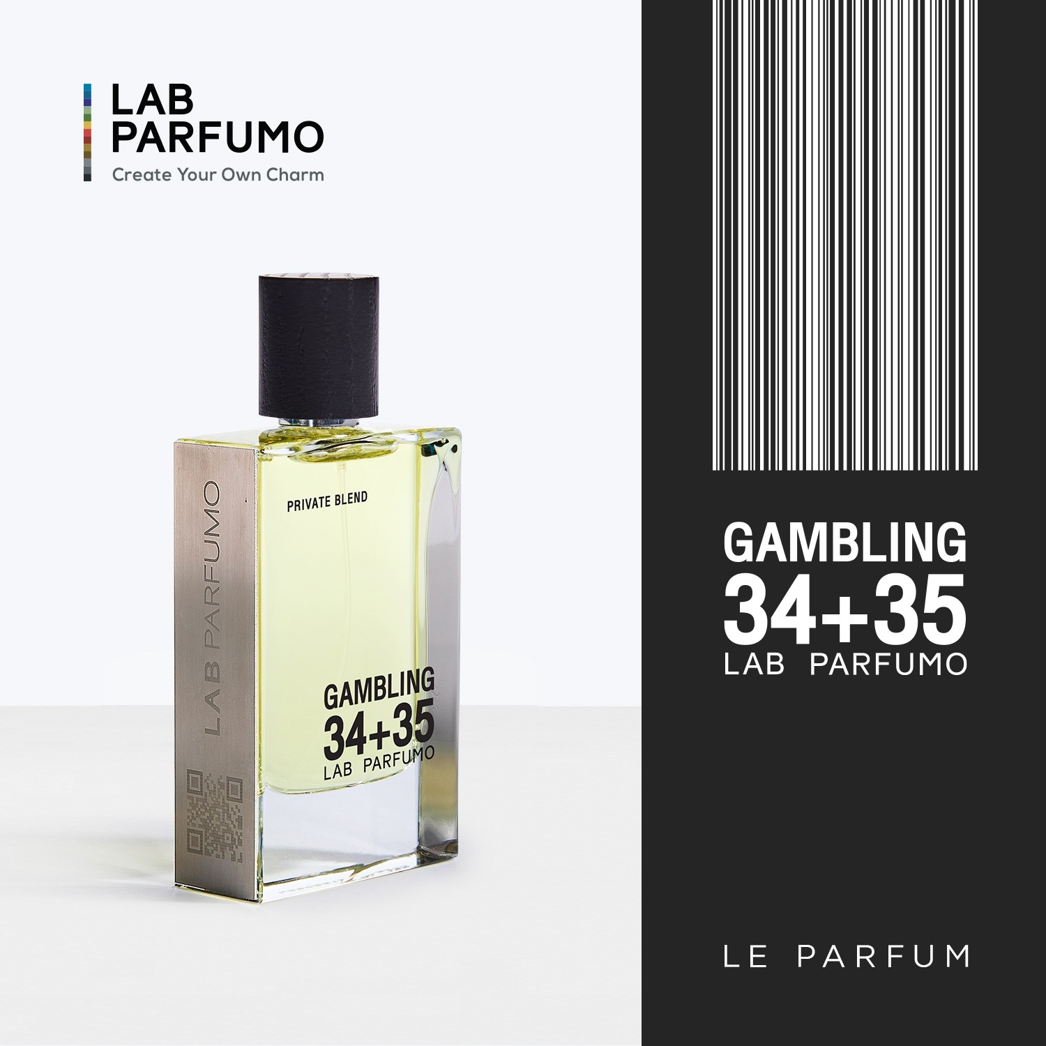 LAB Parfumo, Gambling 34+35 น้ำหอมผู้ชาย (ขนาด 50 ml) เสน่ห์ ความลึกลับ  ที่ชวนค้นหา 