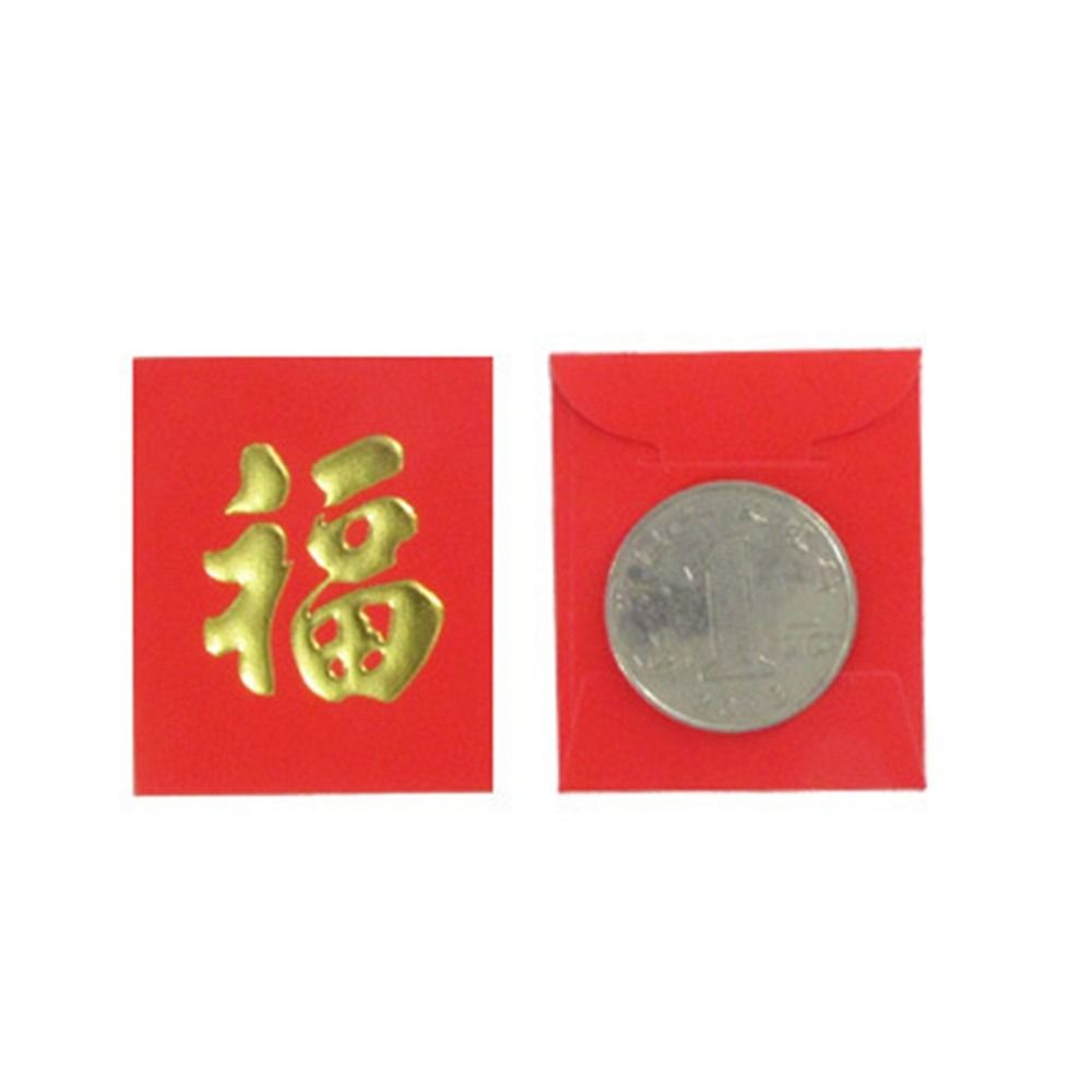 FIRST SONG Creative Cute Exquisite Lucky Money Chinese Best Wish Spring  Festival Mini Coin Money Pockets Blessing Pockets New Year Red Envelope