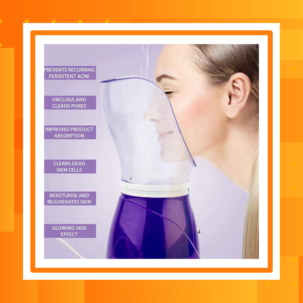 Portable Face Skin Humidifier Facial Steamer for Declog of Phlegm