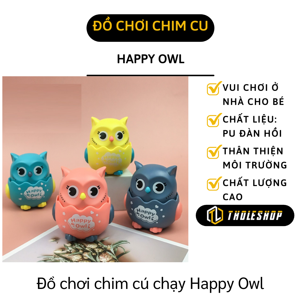 Đồ chơi chim cú mèo tinh nghịch - Đồ chơi cú mèo xoay 360 độ, chạy bằng dây cót