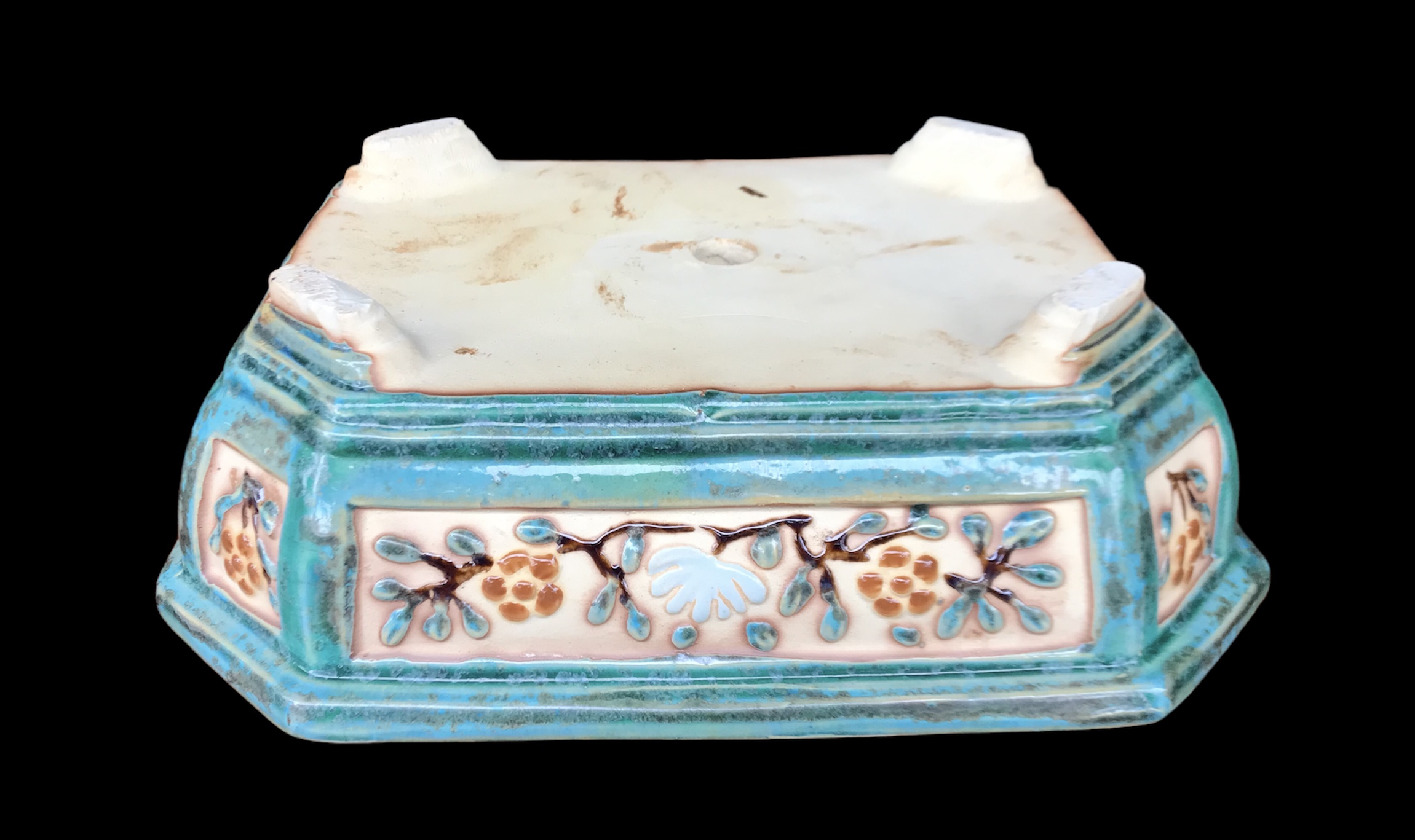 Chậu sứ giả cổ hình chữ nhật size 1