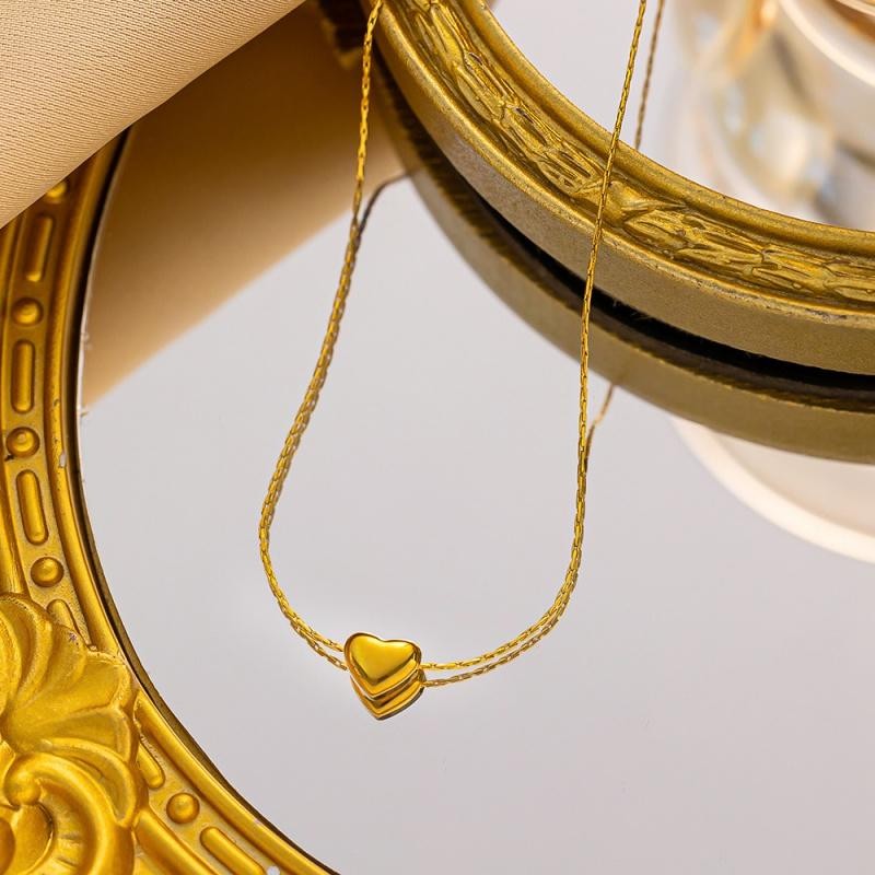 Titanium Steel Clavicle Necklace - Elegant Fashion Jewelry