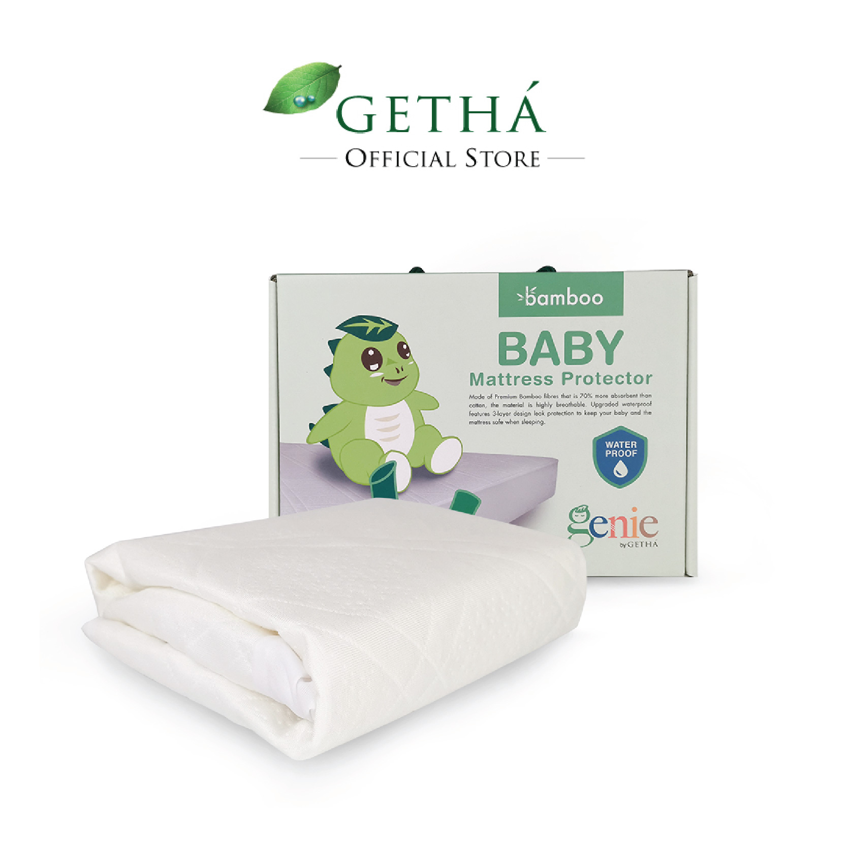 Getha Bamboo Waterproof Baby Mattress Protector Lazada