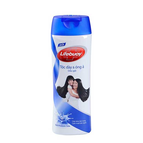 Dầu gội Lifebuoy tóc dày óc ả chai 170g - dầu gội đầu life buoy chăm sóc tóc gia đình