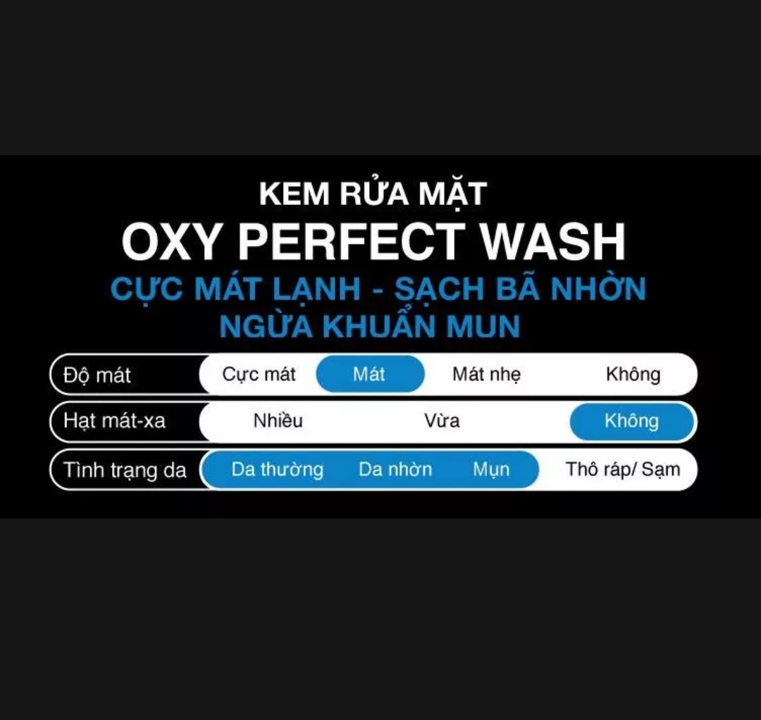 Kem Rửa Mặt Ox.y 50g (Perfect wash)