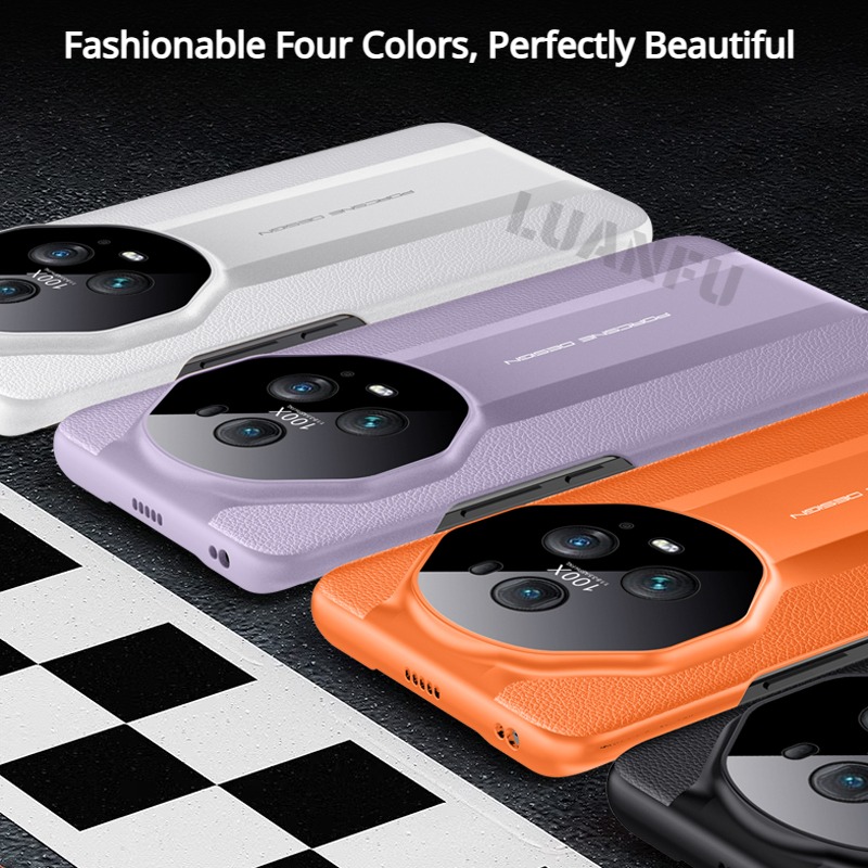 Case for Honor Magic 5 Pro / Magic 5 Case Camera Lens Protection Case Porsche RS Luxury Leather Texture Shockproof Phone Case