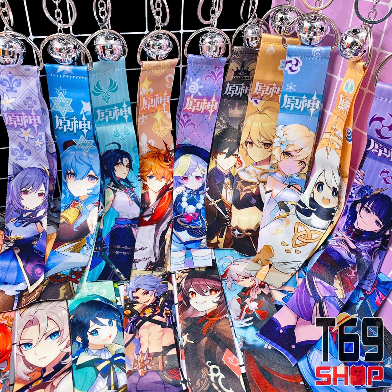[49 mẫu] Móc khóa dây chuông game Genshin Impact [T69 Shop]