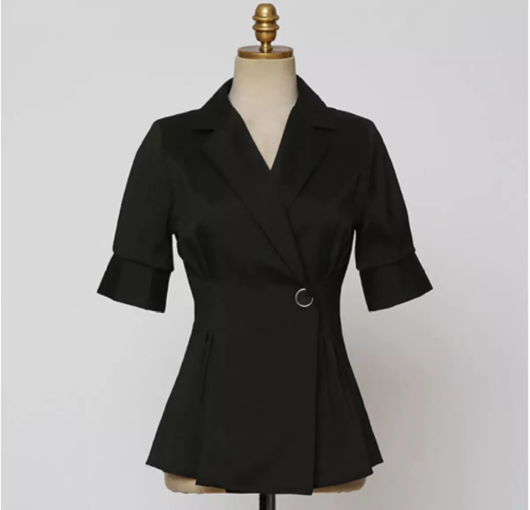 Áo Khoác Vest Blazer Một Nút Dáng Dài Thanh Lịch( TẶNG KÈM ÁO ỐNG)