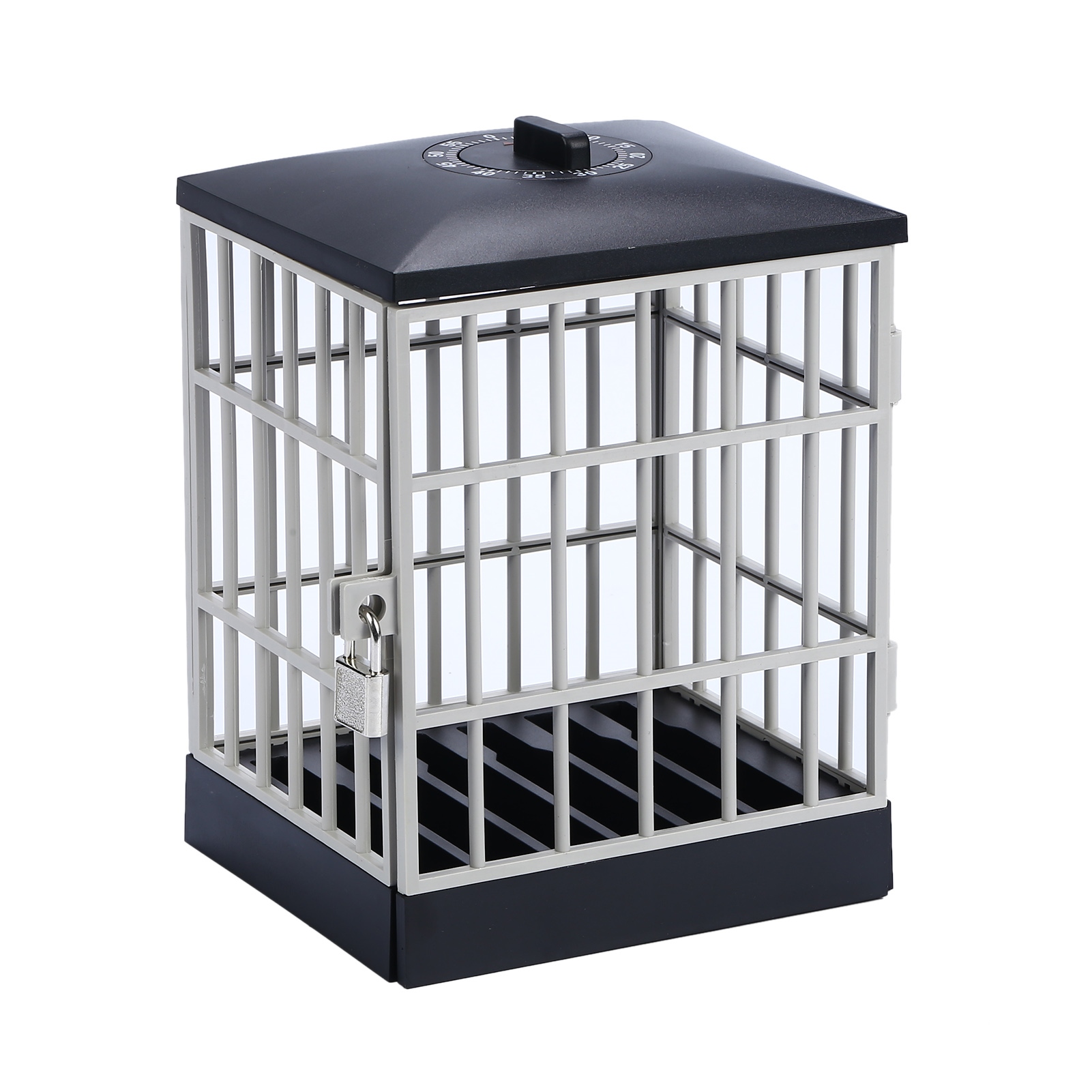 Mobile Phone Jail Cell Prison Lock Up Safe Smartphone Home Table Office Gadget Storage Box Locking Cage Party Storage