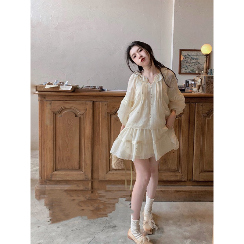 Đầm babydoll hoa Autumn Dress by Jane