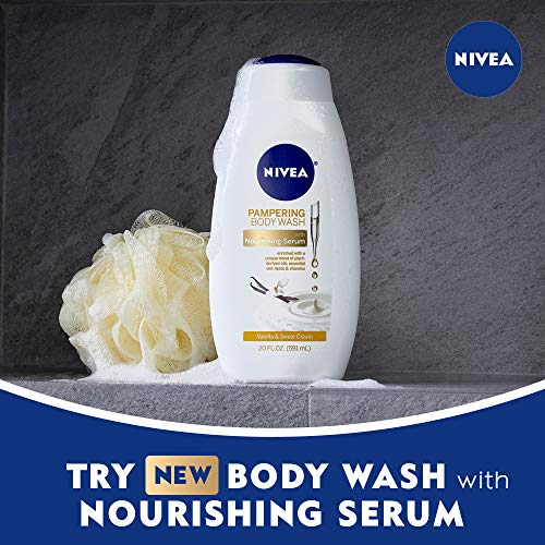 nivea body wash with nourishing serum