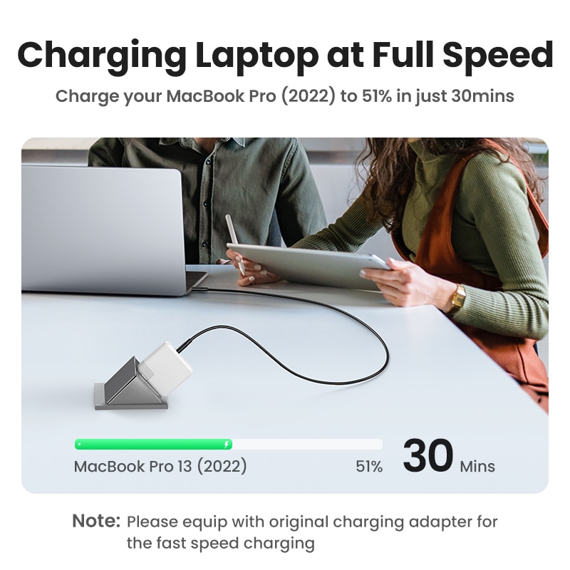 UGREEN USB C to USB Type-C Cable PD100W 60W Fast Charge Data Cable for Macbook Samsung S9 Plus USB Type C Cable 100W PD Cable