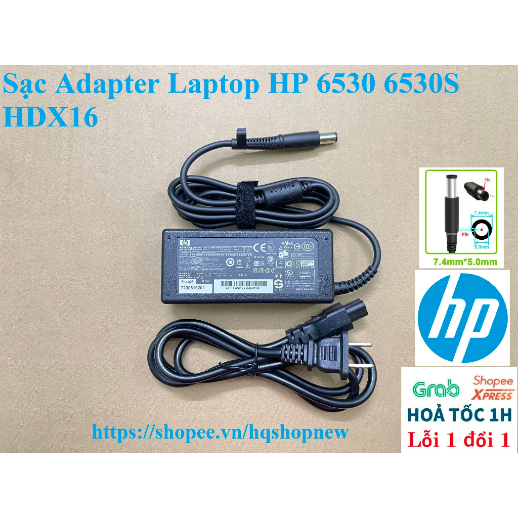 ️[Sạc zin] Sạc Adapter Laptop HP 6530 6530S HDX16