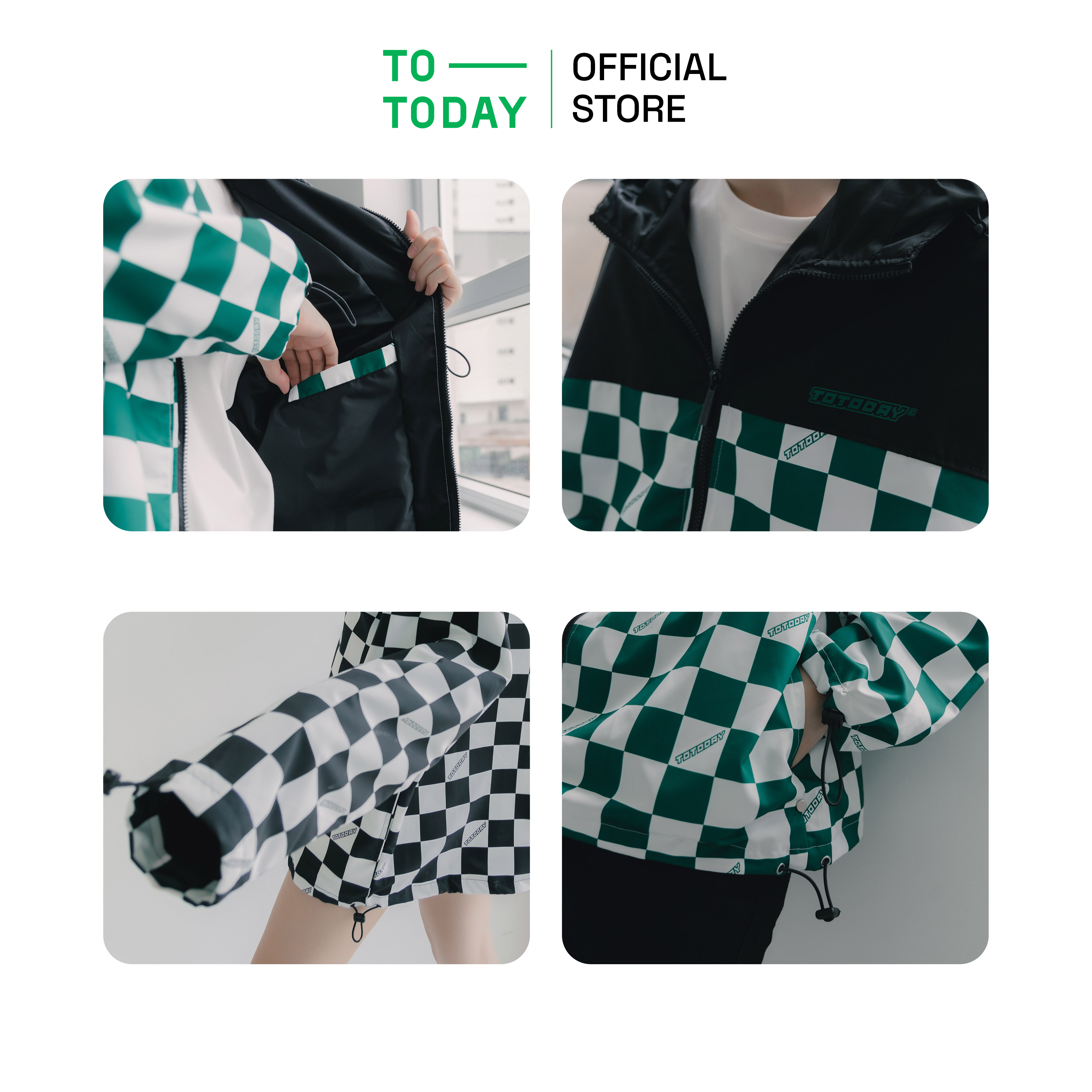Áo Khoác TOTODAY Checkered AKD03202