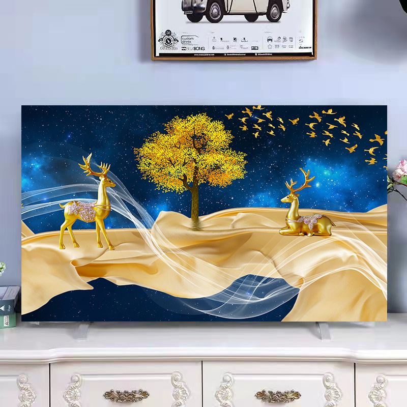 SL cover hanging TV cover 55 inch TV cover dust cover dust cover 42-50-65 inch LCD fabric